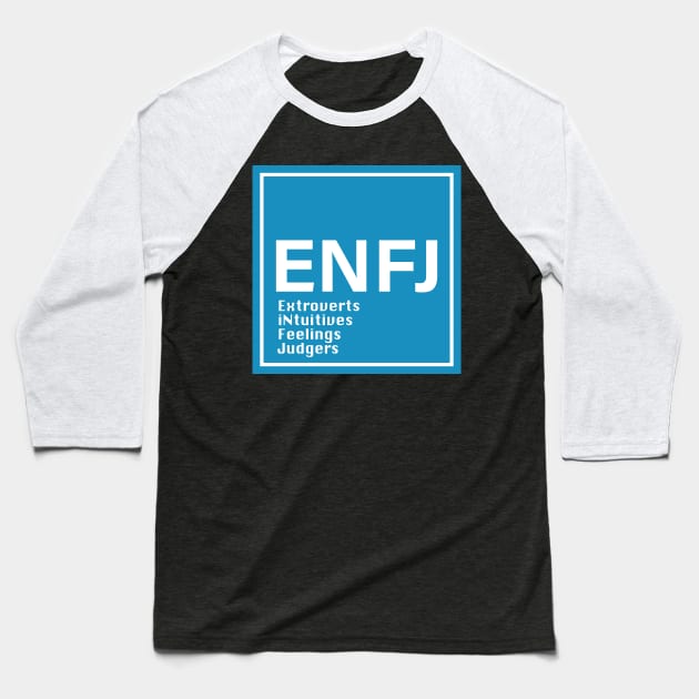 ENFJ, MBTI Baseball T-Shirt by princessmi-com